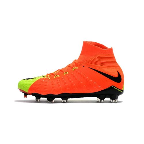 fodboldstøvler Nike Phantom Hypervenom 3 Elite DF FG - Orange Gul_10.jpg